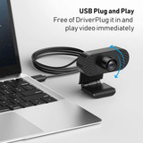 Wansview Webcam Pc Con Microfono, 1080p Usb 2.0 Cámara Web P