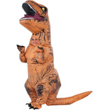 Traje Dinosaurio T-rex Inflable, Para Niños