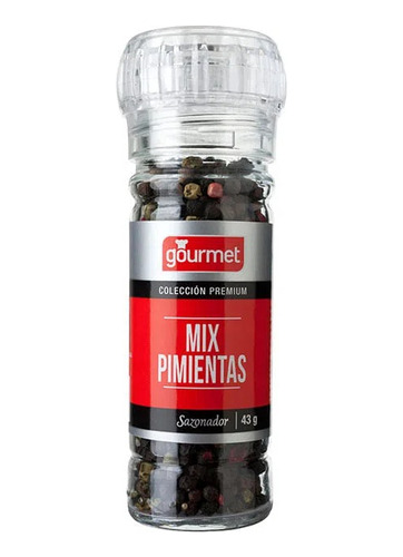 Molinillo Mix Pimientas 43 Gr Gourmet. Agro Servicio.