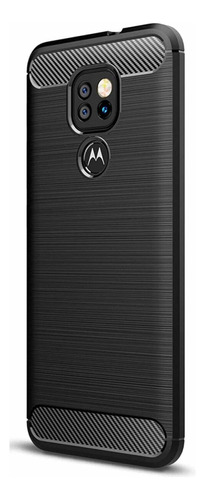 Funda Antigolpes Carbon Reforzada Para Moto G9 Play E7 Plus