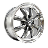 Rines 15x6.5 Barrenacion 4/130 Para Vocho Vw Logo Gun Metal