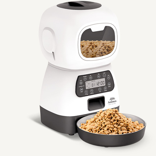 Animus Bem Estar Alimentador Automático Cães Gatos Programável 3.5kg