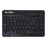 Teclado Mini Bluetooth Ultra Delgado Weibo Wb-3000 Bluetooth