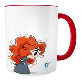 Taza Valiente Princesa Disney