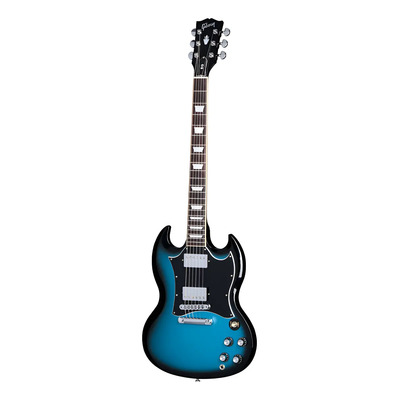Gibson Sg Standard Guitarra Electrica Made In Usa Con Funda Color Pelham Blue Burst Material Del Diapasón Palo De Rosa De La India Orientación De La Mano Diestro | Envío gratis