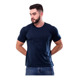 Camisa Masculina Camiseta Básica Slim Fit Malha Fria Atacado