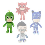 Boneco De Pelúcia Infantil 15cm Desenho Pj Masks Multikids