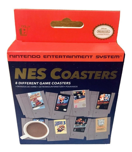 Portavasos Nes Coasters Nintendo Original Mario Porta Cafe