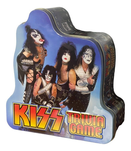Kiss Trivia Game Contenedor Hojalata Coleccionable Usado
