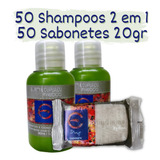 Kit Mini Sabonete 20g E Shampoo Luxo Hotel Airbnb Amenities