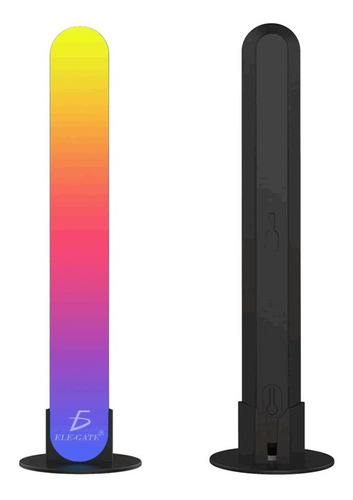 Luz Ambiental Rgb Bluetooth De Escritorio Con App Color De La Estructura Negro