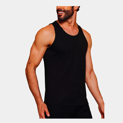 Camiseta Regata Camisa Masculina Lisa 100% Algodão | MercadoLivre