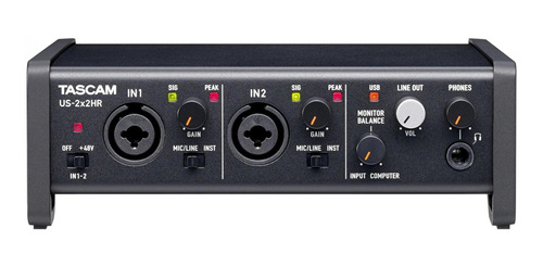 Interface De Audio Tascam Us-2x2hr Usb 2x2 Meses