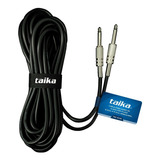 Cable Taika 6 M Para Guitarra Bajo Instrumentos Tkc-636