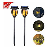 Dr. Prepare Solar Flame Lights 96 Led Lámpara Impermeable