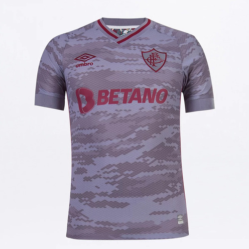 Camisa Fluminense Masculina Cinza 2022 - Umbro