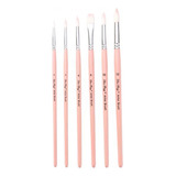 3 Esponjas Para Pintura Facial Escova De Cabelo Cor De Rosa