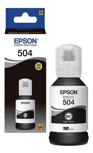 Tinta Epson Original 504 Negro L4150 L4160 L6161 L6171 L6191