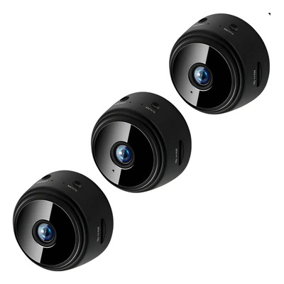 . .. Kit De 3 Cámaras Wifi Espina Pequena A9 Con Grabador . | Envío gratis
