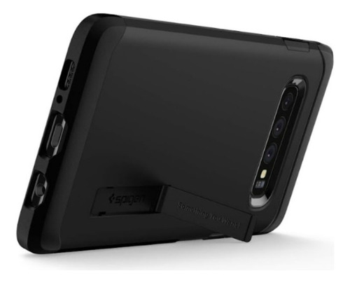 Funda Spigen Para Samsung Galaxy S10 Tough Armor - Negra