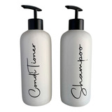 Set Ceramica Candy Envase Shampoo Y Acondicionador