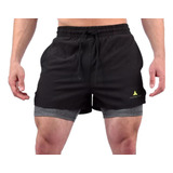 Short Con Calza Deportivo De Hombre Running Training 