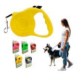 Correa Extensible Retractil Perro Mascota  3 Mts  H/ 12 Kg  