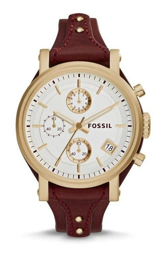 Reloj Fossil Es3841 Para Mujer Fechador Cronografo