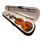 Combo Violin 4/4 De Estudio Corona Estuche Arco Resina 