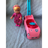 Boneca Little Mommy Carro De Passeio Com Bolhas Sabão Mattel