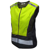 Chaleco Samurai Grecia Lady Mujer Moto Reflectivo Fluor  Sw