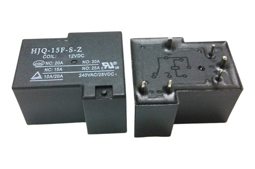 Rele Relay Hjq-15f-s-z 1 Pol 2 Pos 5v Tianbo 240vac 30a 6pin