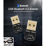 Adaptador Bluetooth Desktop E Notebook 5.0 Plug And Play