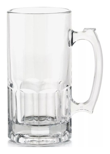 Tarro De Cerveza Vaso De Vidrio Crisa 1 Litro 6 Piezas