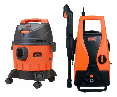 Combo De Hidrolavadora + Aspiradora Black And Decker