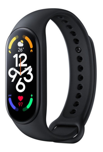 Xiaomi Mi Smart Band 7 1.62  Versión Global, Malla Negra