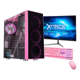 Xtreme Pc Gaming Computadora Intel Core I7 12700 16gb Ssd 1tb Monitor 27 Wifi Pink