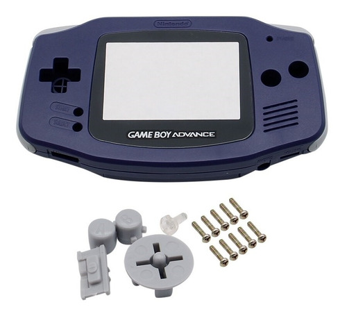 Carcasa Completa Morada De Gba Gameboy Advance Retronw