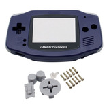 Carcasa Completa Morada De Gba Gameboy Advance Retronw