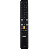 Controle Remoto Tv Smart Tcl Toshiba Led Função Netflix