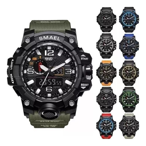 Reloj Militar Smael S Shock Táctico Sumergible 50m 24