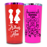 80 Long Drink 320ml Com Borda Metalizada Personalizados