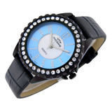 Reloj Montreal Mujer Ml350 Apliques De Strass