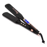 Plancha Profesional Para Cabello Flamma Gonka Color Negro 110v