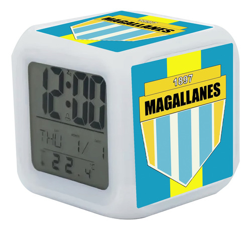 Reloj Despertador Deportes Magallanes Con Luz Led