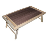 Mesa De Servicio Madera Plegable Desayuno Laptop Cama 