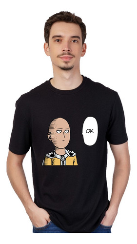 Remera One Punch Man - Cuello Redondo Unisex - Saitama