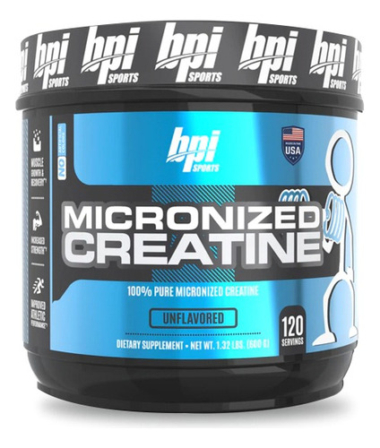 Creatina Micronizada 600gr 120 Servicios - Bpi Sports