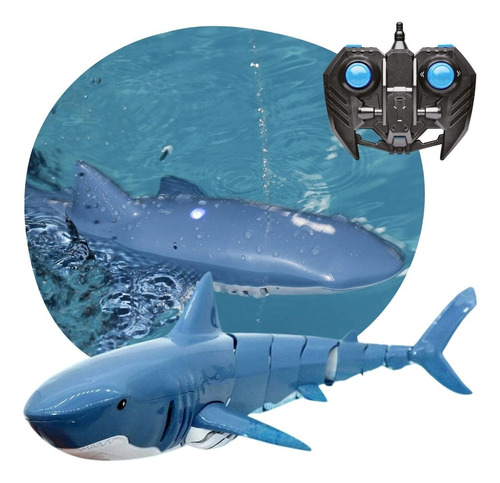 Brinquedo Tubarão Controle Remoto Piscina Agua Shark Control
