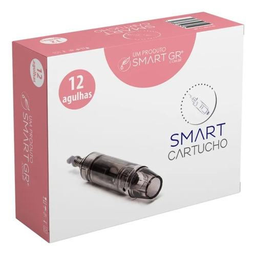 Cartuchos Microagulhas Smart Gr Derma Pen 12 Agulhas Titânio